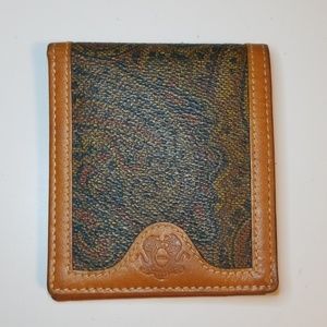 Vintage St. Paul 1952 Leather Paisley Wallet
